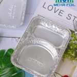 2 COMPARTMENT BURGER PAN DEEP 1000 Count (Heavy Duty)