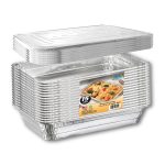 Half Size Deep Combo Pack "9 x 13",  15 Pans with Lids (Heavy Duty)
